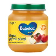 Bebelac Elma Şeftali Püresi Kavanoz 125 G 6+ Ay