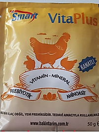 Smart Vita Plus 50 gr (Vitamin + Mineral + Aminoasit Ve Prebiyotik İçerir) "" YENİ ÜRETİM""