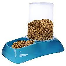 i ve Köpekler İçin Hazneli Mama ve Su Kabı 2.5 Lt