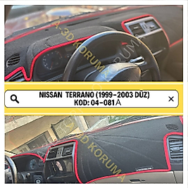 Nissan Terrano 1999 - 2003 DÜZ Konsol Torpido A3D Koruma Koruyucu Kılıf