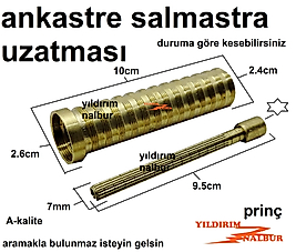 PRİNÇ SARI ANKASTRE WALF UZATMASI DUVAR İÇİ MUSLUK SALMASTRA UZATMASI