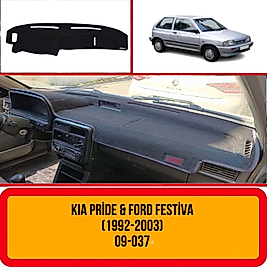 Kia Pride  1992 - 2003 Konsol Torpido A3D Koruma Koruyucu Kılıfı