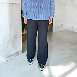 Siyah Keten Baggy Pantolon