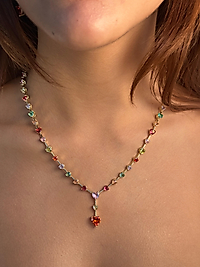 XUPING RENKLİ SU YOLU KOLYE