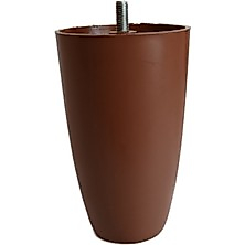Armut Mobilya Ayağı M8 Civatalı 12 Cm - Kahverengi