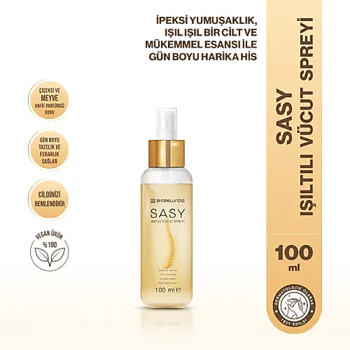Sasy Işıltılı Vücut Spreyi