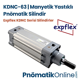 Expflex KDNC-63 Manyetik Yastıklı Pnömatik Silindir