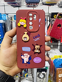 Redmi Note 8 Pro Ayıcık Kabartmalı Telefon Kılıfı