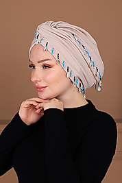 dolamalı deniz kabuklu bone