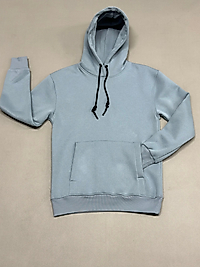 unisex 3 İplik Şardonlu Kapüşonlu Sweatshirt
