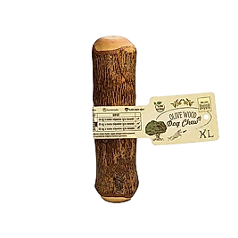 Doggie Doğal Zeytin Ağacı Çiğnenebilen Köpek Oyuncağı (L)