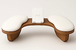 Senail Ahşap Profesyonel Manikür Kol Dayama Sehpası | Lüks Dizayn | Senail Üretimi | Kaliteli Ahşap ve Deri