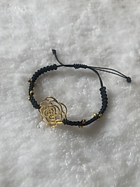 Rose Macrame Bracelet