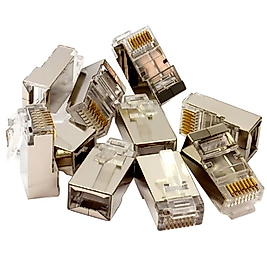 Hq Speed Rj45 Cat6 Jak Metal 8P8C Plug (100 Adet)