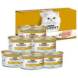 Gourmet Gold Ton Balıklı Yaş Kedi Maması 85 gr 6 Al 5 Öde Kampanyalı