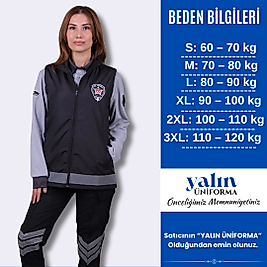 Yalın Üniforma Özel Güvenlik Kadın Mondil Yelek