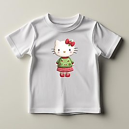 Hello Kitty  Baskılı Normal Kalıp  Çocuk Tişört