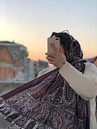 Etnik desen soft pamuk şal