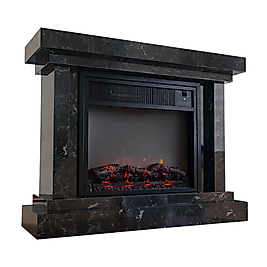 HBL2000LT Heatbox Elektrikli Fanlı Şömine Large 2000W Lotus Desenli Bluetooth Ses Efektli (126x34x87)