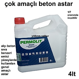 BETON ASTARI ALÇI ASTARI BİNDER 4LT SIVI ASTAR BÜYÜK BOY