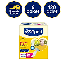 Canped Mesane Pedi Orta(M) 20'li 120 Adet