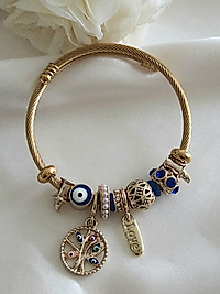 Nazar Hayat charm bilekli
