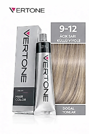 VERTONE SAÇ BOYASI 60 ML. (9-12 AÇIK SARI KÜLLÜ VİYOLE)