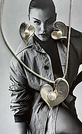 Anci Kalp Özel Tasarım Küpe & Kolye