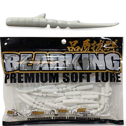 Katta Bearking Lrf Silikon Yem 6,5 cm 20 Adet (Beyaz )