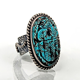FİRUZE SCARAB YÜZÜK
