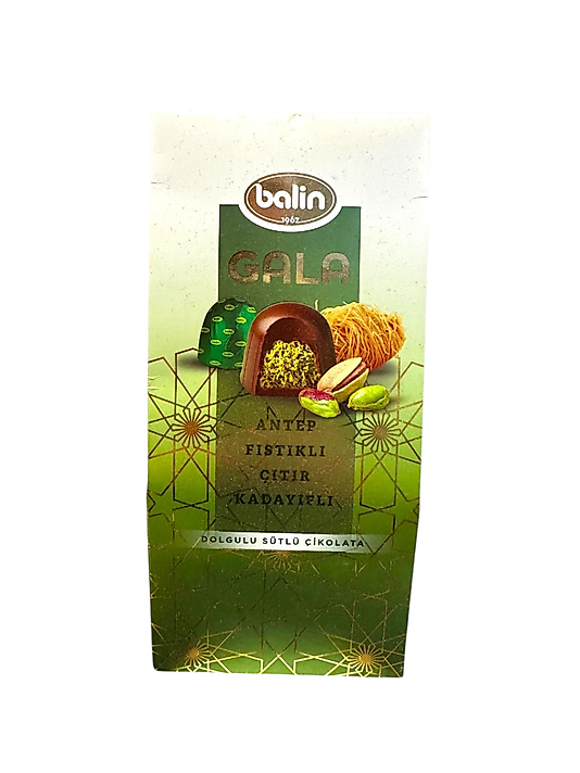 BALİN (Antep fıstıklı çıtır kadayıf Dolgulu Sütlü Çikolata 300 gr)
