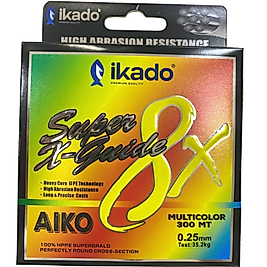 İkado Aıko 0,25 mm 300 m 35,20 Kg Çekerli 8X Multicolor İp Misina