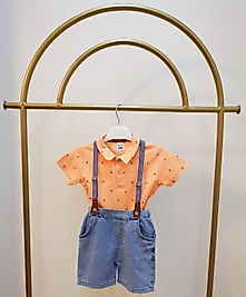 Erkek Bebek Clup Erkek 2'li Takım Orange
