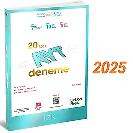 345 - AYT 20 li Fizik Deneme - GÜNCEL BASKI üçdörtbeş yayıncılık