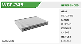 POLEN FİLTRESİ FIAT DOBLO-CARGO 1.2-1.3JTD 1.4-1.6-1.9D-JTD 00>  IDEA 1.2-1.3JTD 1.4-1.9JTD 04> PUNTO II 1.2-1.3JTD  1.4-1.9 99> LANCIA 1.3JTD