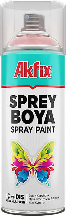 Akfix Akrilik Sprey Boya Parlak Beyaz 400 ML. İç ve Dış Mekanlar İçin Üstün Kapatıcılık