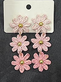 Sallantılı çiçek küpe