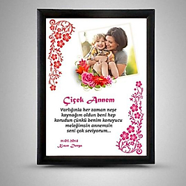 MİRACİX BS09 A4 Siyah Dik Çerçeve Kişiye Özel