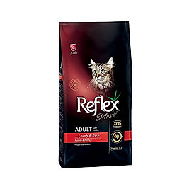 Reflex Plus Kuzu Eti ve Pirinçli Yetişkin Kedi Maması 1,5 kg