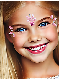 Parlak yüz taşı seti