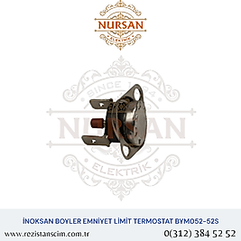İNOKSAN BOYLER EMNİYET LİMİT TERMOSTAT BYM052-52S