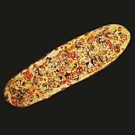 Tavuklu Sebzeli Yaprak Pide