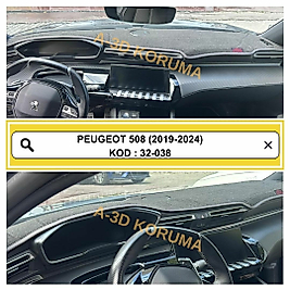 Peugeot 508 2019 - 2024 Konsol Torpido A3D Koruma