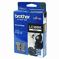 Brother LC38BK (LC38BK) Siyah Orjinal Kartuş