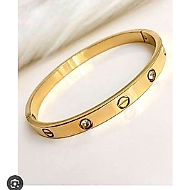 Çelik Cartier Gold Kelepçe