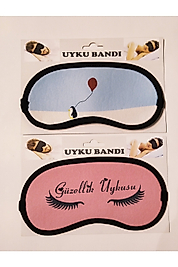 2 Li Uyku Bandı Eğlenceli Figürlü Her Yaşa Uygun