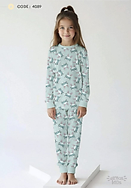 Kız Çocuk Pijama Takımı 4089