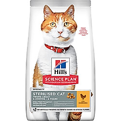 Hills Sterilised Kısırlaştırılmış Tavuklu Kedi Maması 1,5 Kg
