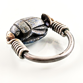 DÖNER KASALI LAPİS SCARAB BOK BÖCEĞİ YÜZÜK