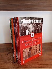 Türkiye Tarihi 5 Kitap Takım, Cem Yayınevi Vatan Gazetesi Promosyon Baskısı, 2. El Takım Kitap